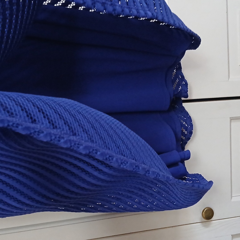 Mossimo Supply Co. Blue Textured Dress - Picture 4 of 5